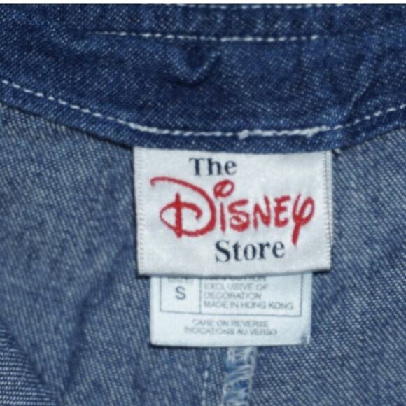 Vintage 90s Disney Store Mickey & Minnie Embroidered Denim Skort – Women’s Small - Picture 9 of 10